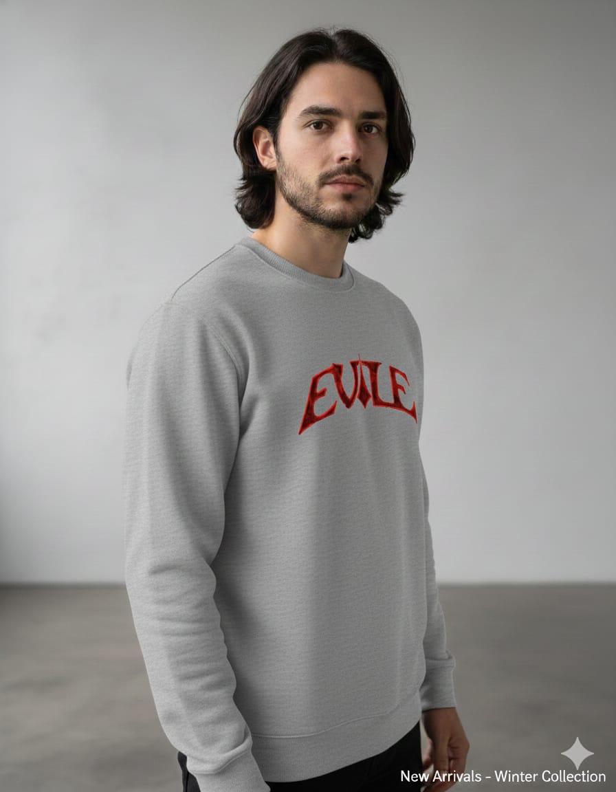 EVIL Men Sweatshirt (Black) SM - regular | DTF GSM-320