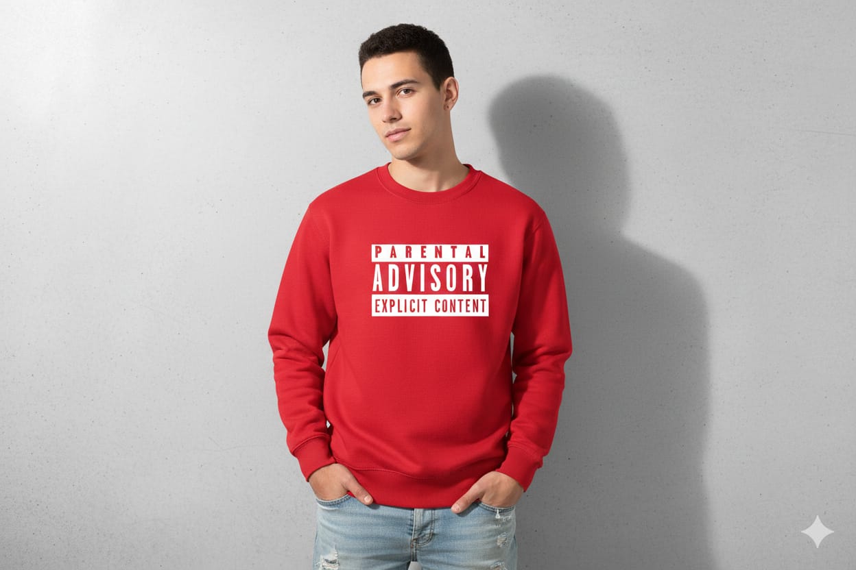 Men Sweatshirt (Black) SM - regular | DTF GSM-320