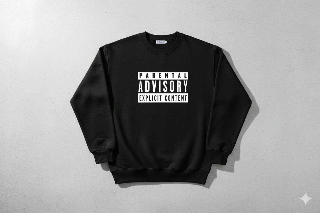 Men Sweatshirt (Black) SM - regular | DTF GSM-320