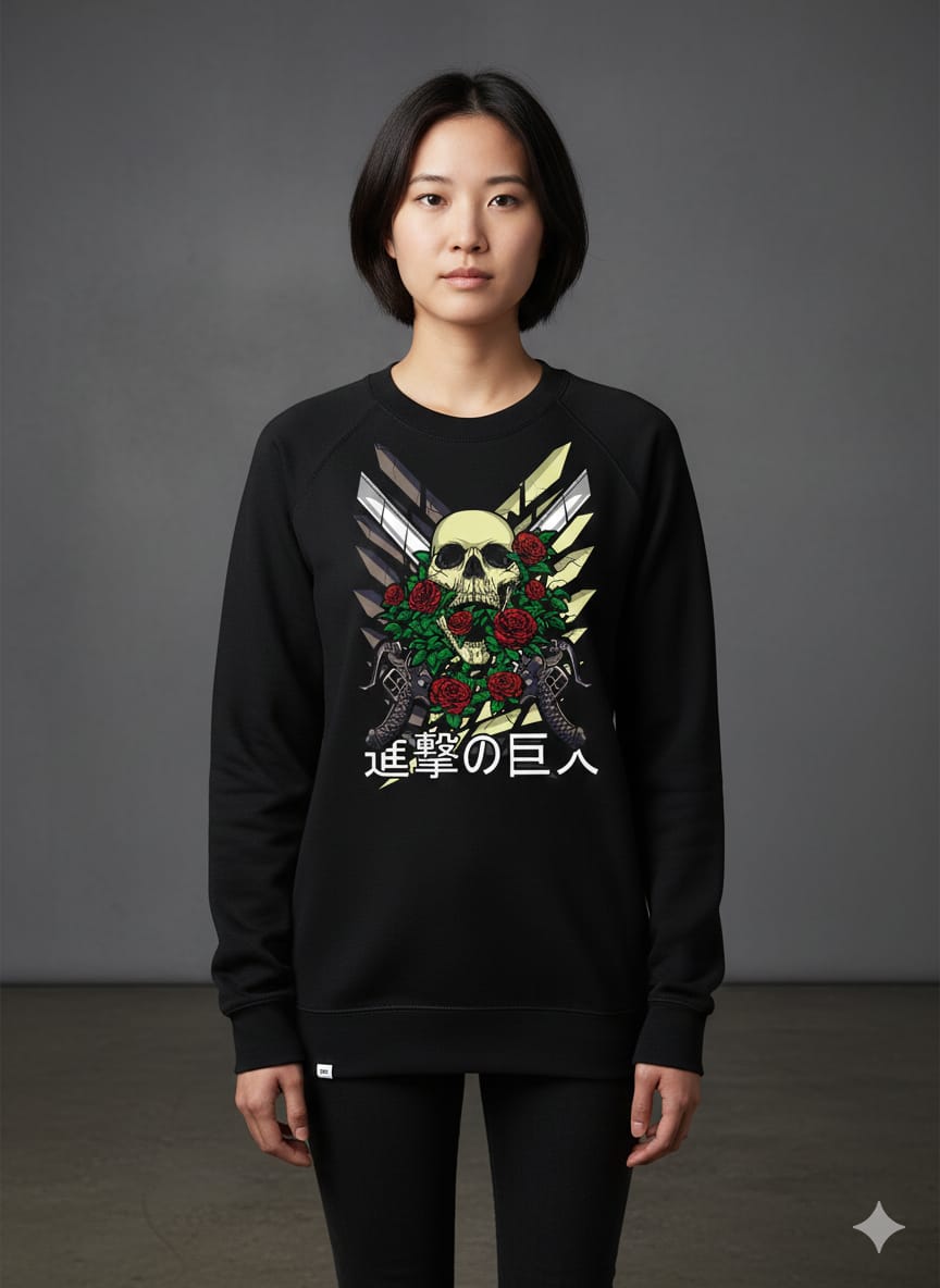Skull Dead Men Sweatshirt (Black) SM - regular | DTF GSM-320