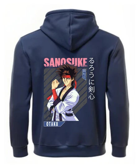 Anime,Men Hoodie (Navy Blue) SM - regular | DTF GSM-360