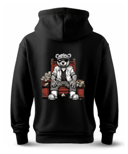 Teddy,Men Hoodie (Black) SM - regular | DTF GSM-360