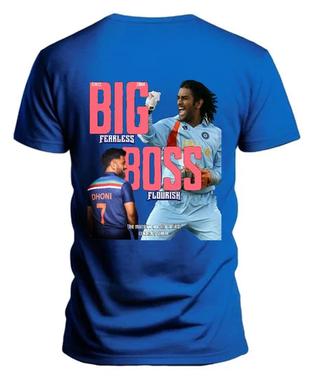 Cricket,Men T-Shirt (Royal Blue) SM - regular | DTF GSM-220