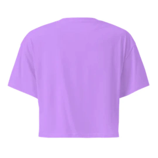 GIRL,Women Crop Top (Levender) SM - regular | DTF GSM-180