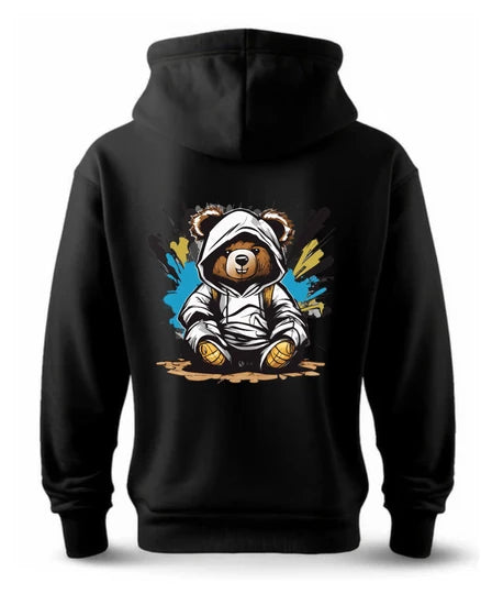 Teddy,Men Hoodie (Black) SM - regular | DTF GSM-360