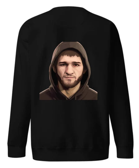 Sports Men Sweatshirt (Black) SM - regular | DTF GSM-320