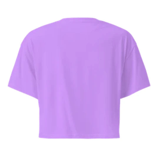 GIRL,Women Crop Top (Levender) SM - regular | DTF GSM-180