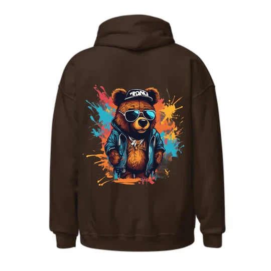 Teddy,Men Hoodie (Brown) SM - regular | DTF GSM-360