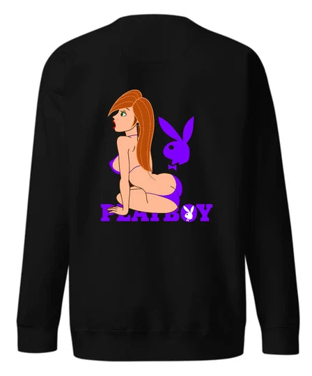 Playboy Men Sweatshirt (Black) SM - regular | DTF GSM-320