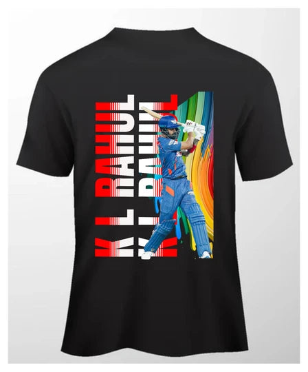 Cricket, Men T-Shirt (Black) SM - regular | DTF GSM-220