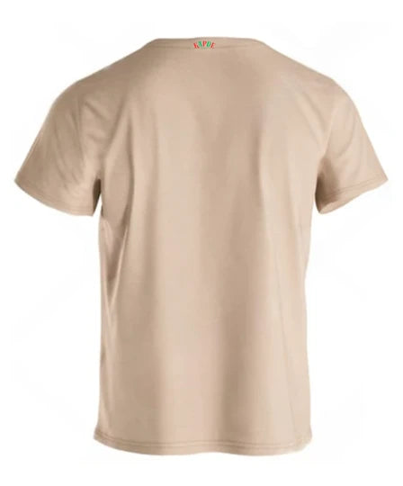 Gym, Men T-Shirt (beige) SM - regular | DTF GSM-180