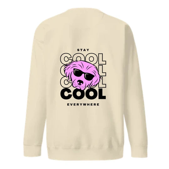 Men Sweatshirt (Beige) SM - regular | DTF GSM-320