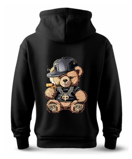 Teddy,Men Hoodie (Black) SM - regular | DTF GSM-360