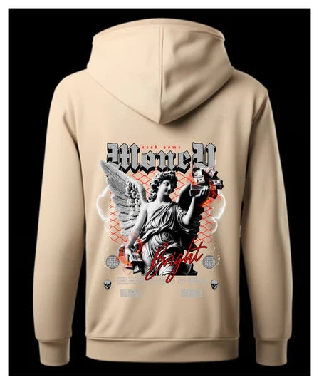 Streetwear,Men Hoodie (Beige) SM - regular | DTF GSM-360