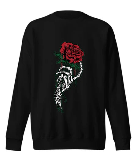 Dead Rose Men Sweatshirt (Black) SM - regular | DTF GSM-320