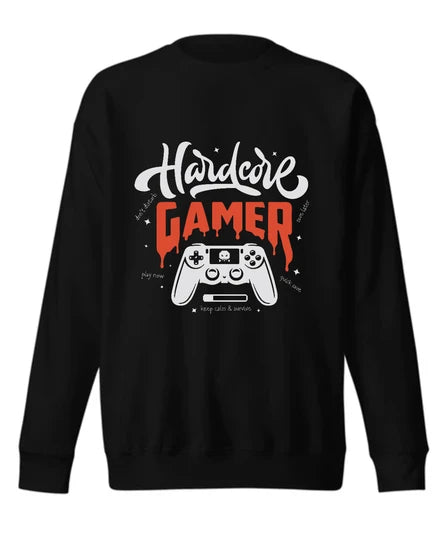 Gamers,Men Sweatshirt (Black) SM - regular | DTF GSM-320