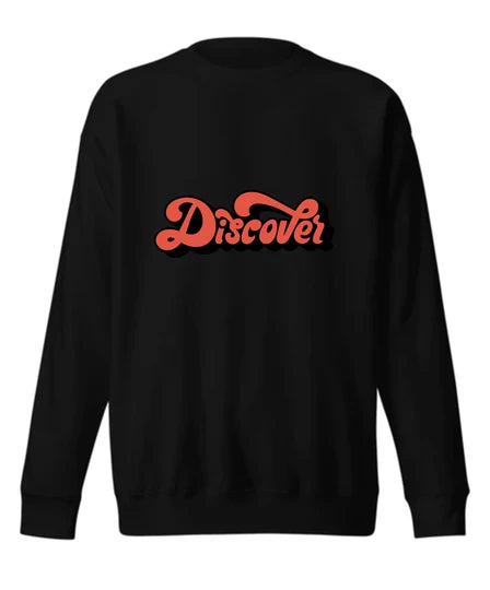 Discover (trav)Men Sweatshirt (Black) SM - regular | DTF GSM-320