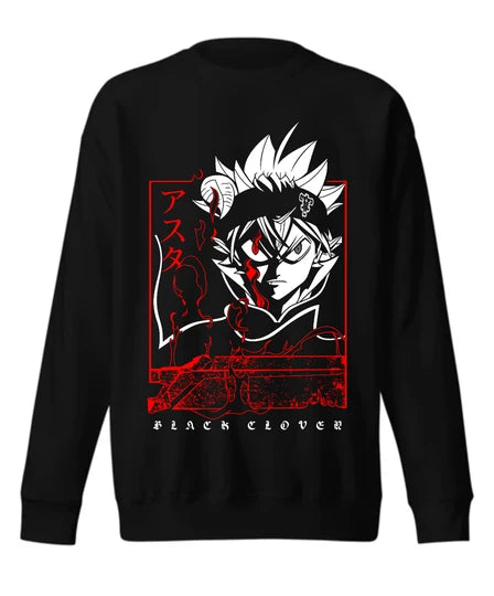 Anime,Men Sweatshirt (Black) SM - regular | DTF GSM-320