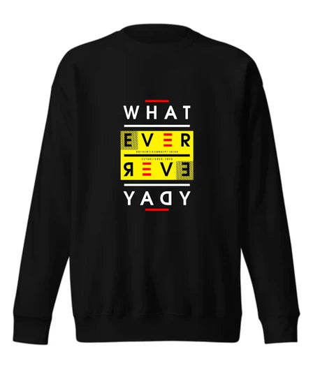 Quotes, Men Sweatshirt (Black) SM - regular | DTF GSM-320