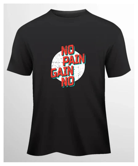 GYM, Men T-Shirt (Black) SM - regular | DTF GSM-180