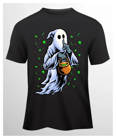 Halloween,FESTIVAL,Men T-Shirt (Black) SM - regular | DTF GSM-180