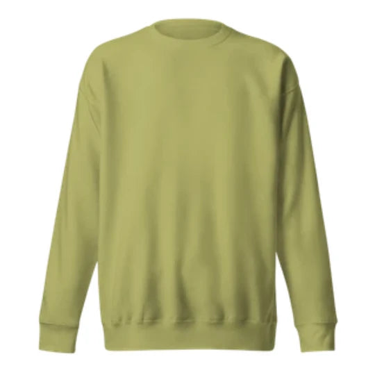 Plain Women Sweatshirts (Olive) SM - regular | DTF GSM-320
