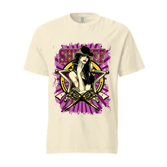 GIRL, Women T-Shirt (Beige) SM - regular | DTF GSM-180