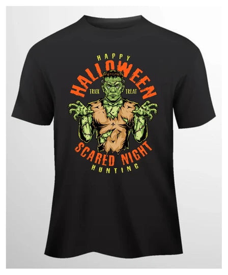 Halloween,FESTIVAL,Men T-Shirt (Black) SM - regular | DTF GSM-180