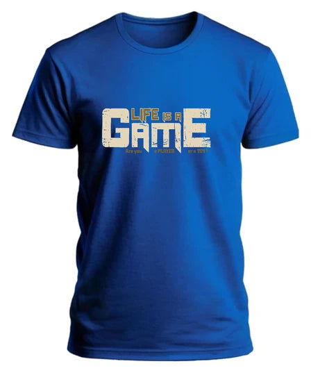 Gamers,Men T-Shirt (Royal Blue) SM - regular | DTF GSM-180