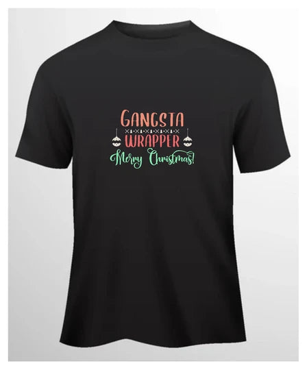 Christmas,Men T-Shirt (Black) SM - regular | DTF GSM-180