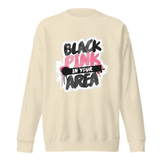 K-POP, Men Sweatshirt (Beige) SM - regular | DTF GSM-320