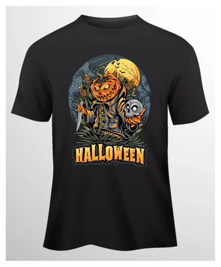 Halloween,FESTIVAL,Men T-Shirt (Black) SM - regular | DTF GSM-180