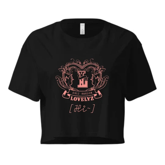 GIRL,Women Crop Top (Black) SM - regular | DTF GSM-180