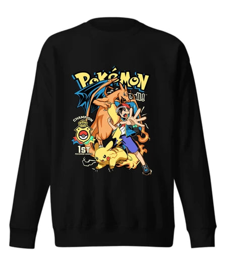 Teddy ,Men Sweatshirt (Black) SM - regular | DTF GSM-320