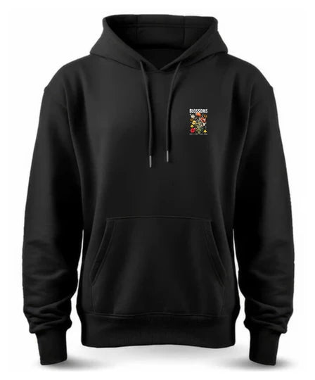 Floral,Men Hoodie (Black) SM - regular | DTF GSM-360
