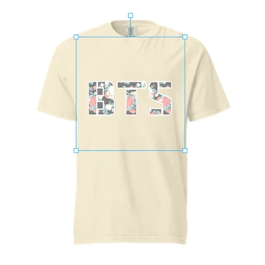 GIRL,Women T-Shirt (Beige) SM - regular | DTF GSM-180