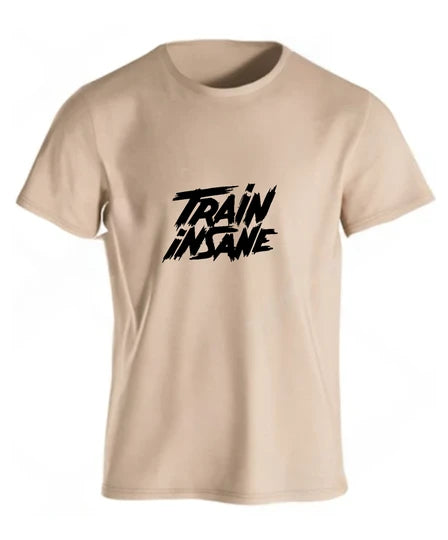 Gym, Men T-Shirt (beige) SM - regular | DTF GSM-180