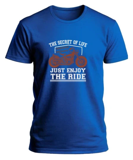 Car & Bike ,Men T-Shirt (Royal Blue) SM - regular | DTF GSM-180
