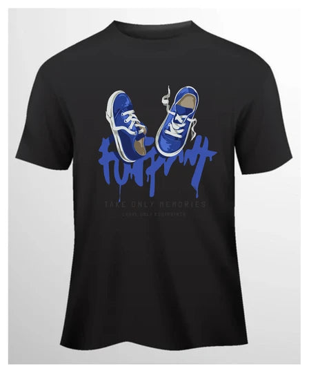 Streetwear,Men T-Shirt (Black) SM - regular | DTF GSM-180