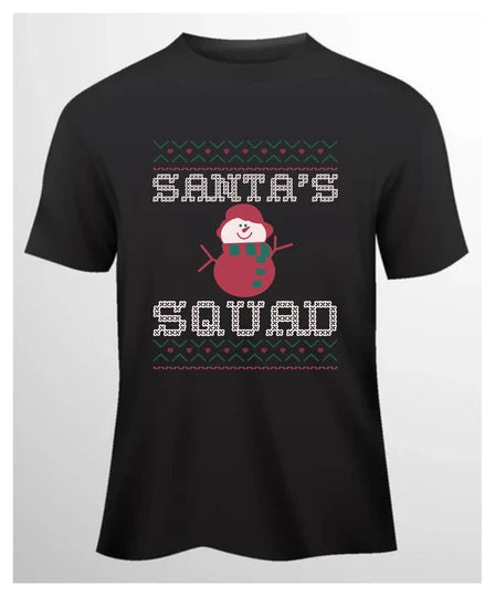 Christmas,FESTIVAL,Men T-Shirt (Black) SM - regular | DTF GSM-180