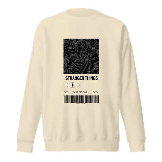 CINEMAVERSE,Men Sweatshirt (Beige) SM - regular | DTF GSM-320