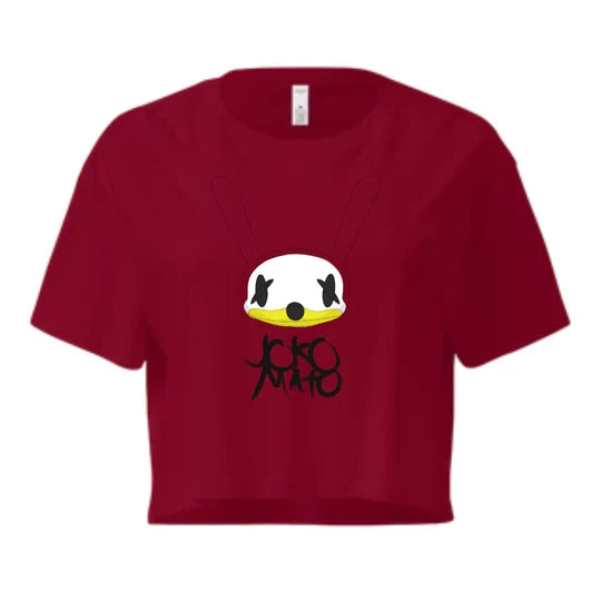 GIRL,Women Crop Top (Burgundy) SM - regular | DTF GSM-180