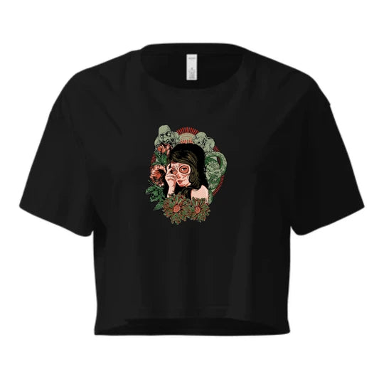 Women Crop Top (Black) SM - regular | DTF GSM-180