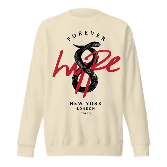 Streetwear,Men Sweatshirt (Beige) SM - regular | DTF GSM-320