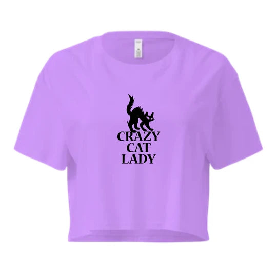 GIRL,Women Crop Top (Levender) SM - regular | DTF GSM-180