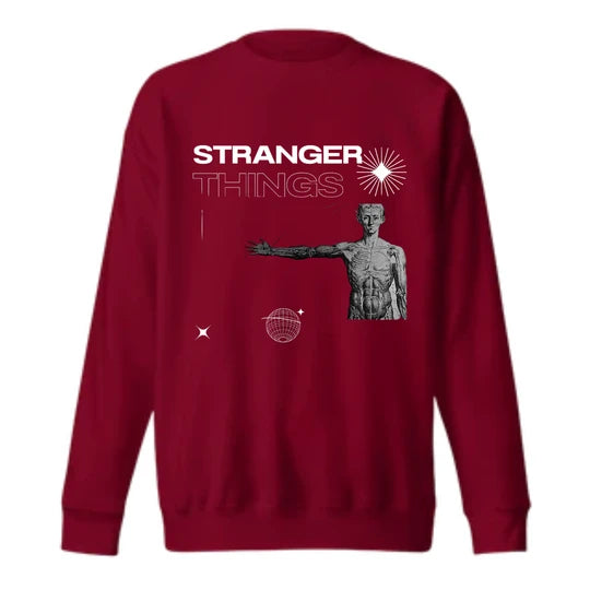 CINEMAVERSE,Men Sweatshirt (Maroon - Burgundy) SM - regular | DTF GSM-320