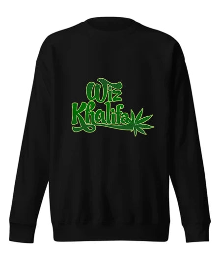 wiz khalifa Men Sweatshirt (Black) SM - regular | DTF GSM-320