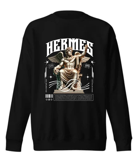 Streetwear, Men Sweatshirt (Black) SM - regular | DTF GSM-320