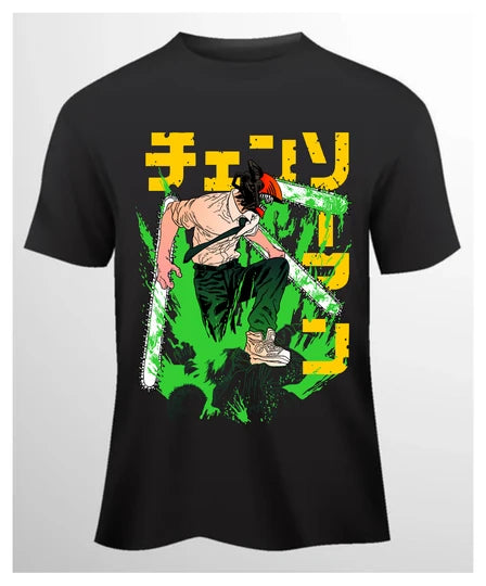 Anime,Men T-Shirt (Black) SM - oversize | DTF GSM-220