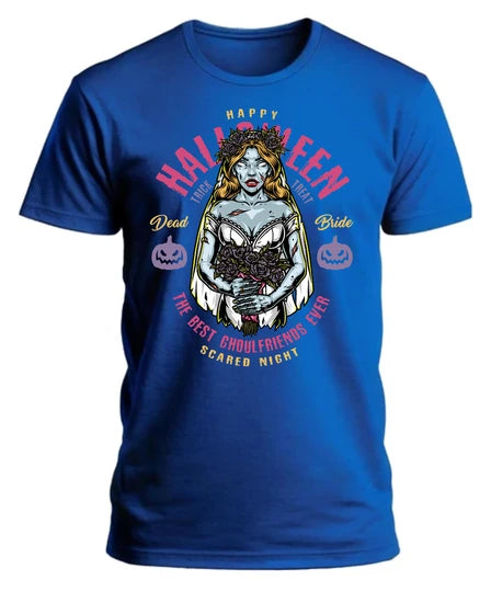 Halloween,FESTIVAL,Men T-Shirt (Royal Blue) SM - regular | DTF GSM-180